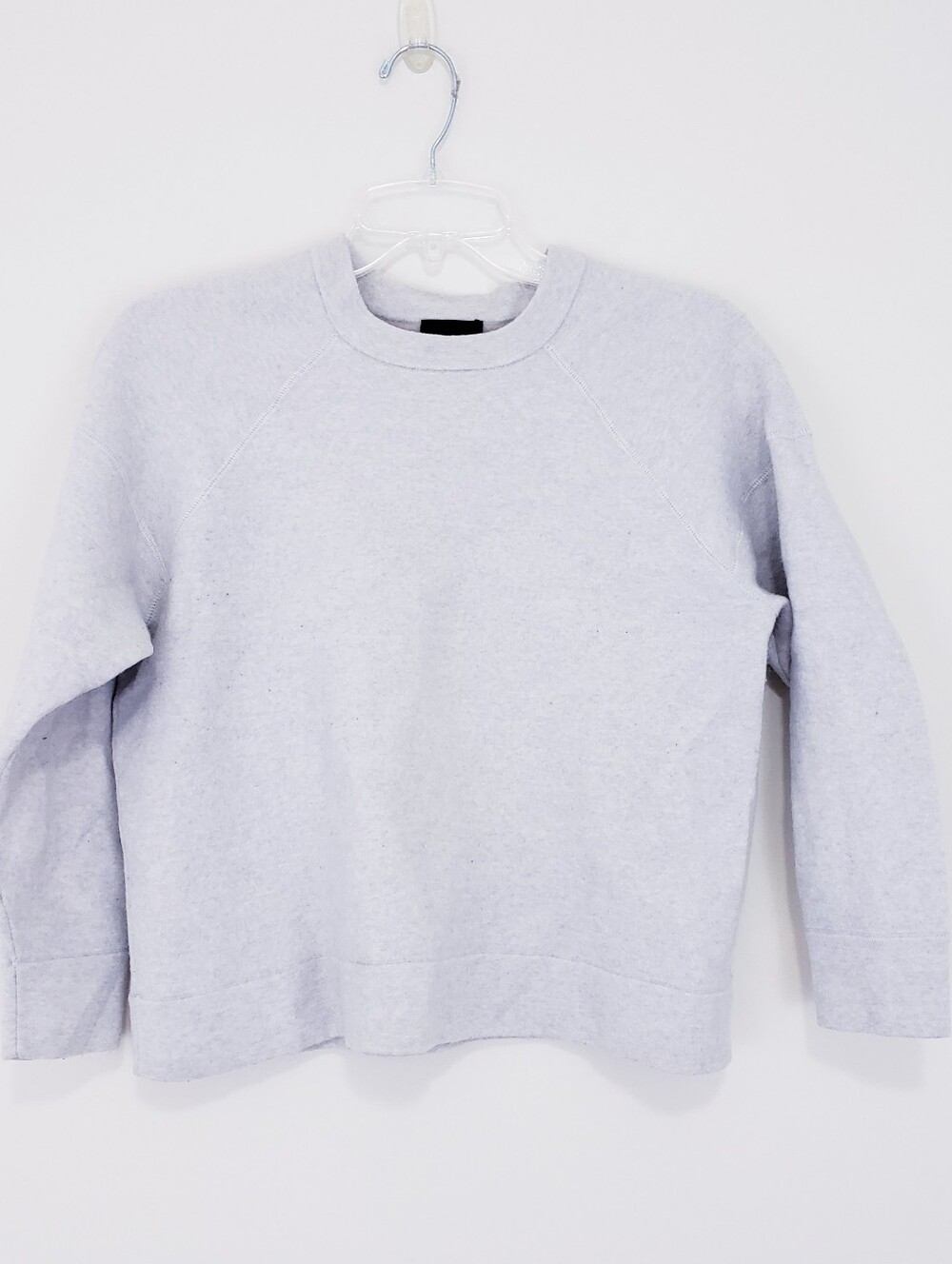 J. Crew Crewneck Women’s Merino Wool Thick Sweater Light Gray Medium